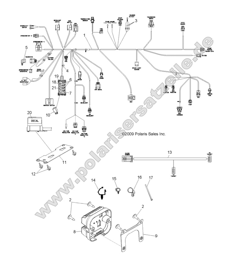 electrical wire harness eps