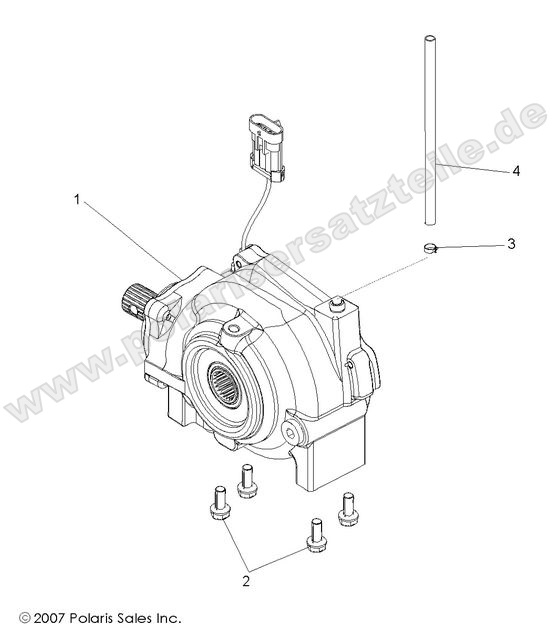 DRIVE TRAIN, FRONT GEARCASE