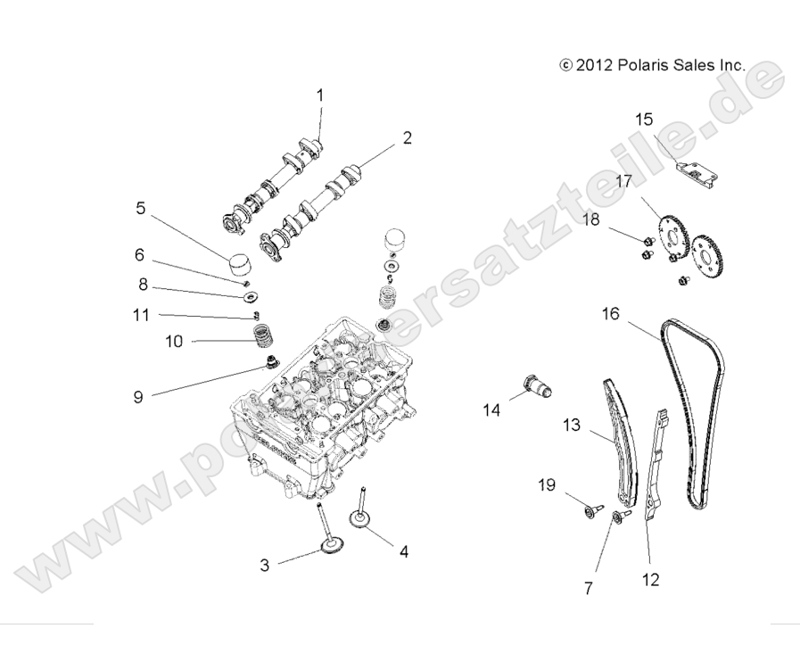ENGINE, VALVES and CAMSHAFTS