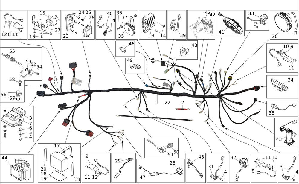 Caballero700-Kabelbaum Kabelbaum