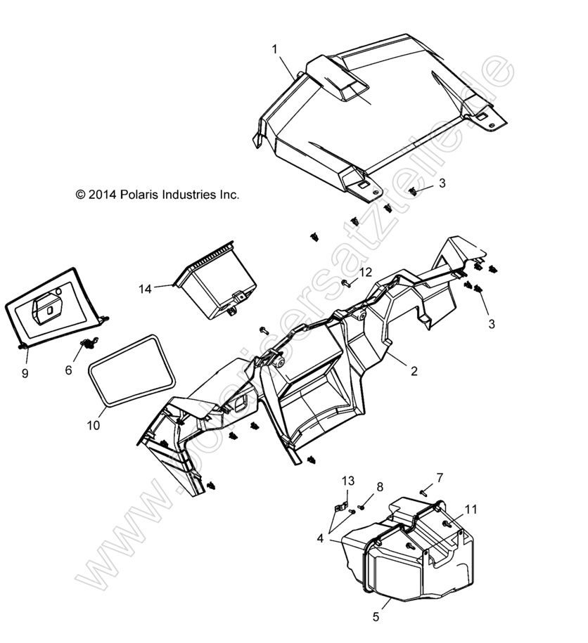 BODY, DASH AND GLOVEBOX