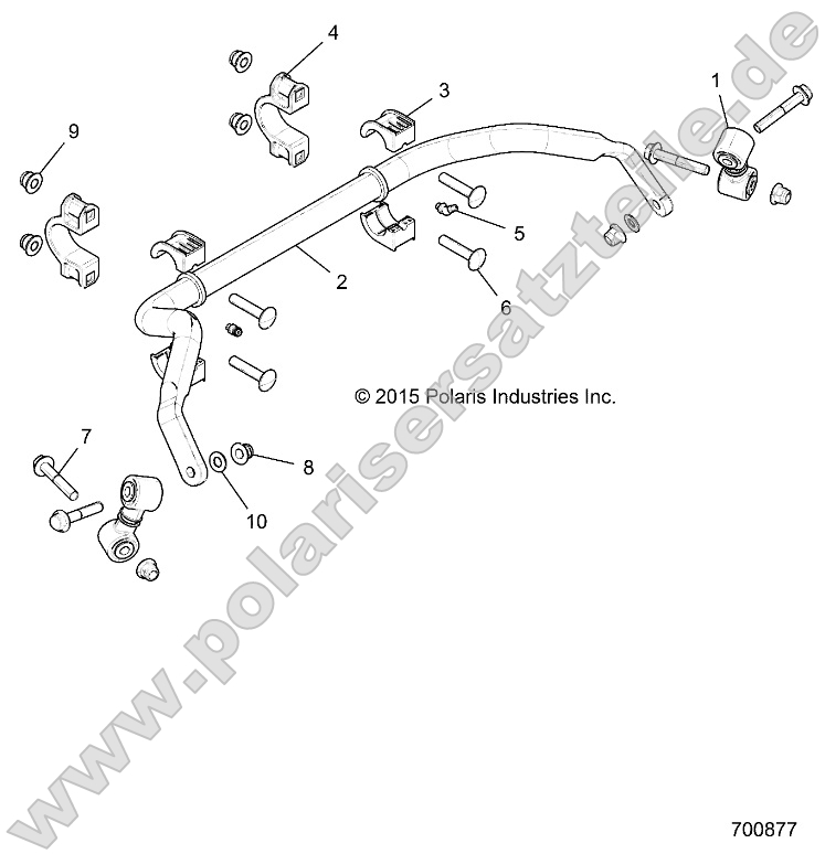 Suspension, Stabilizer Bar, Rear