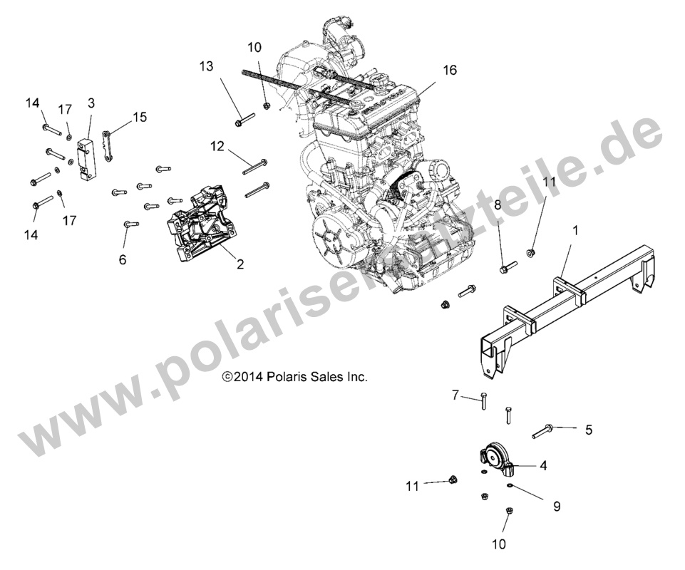 ENGINE, ENGINE MOUNTING