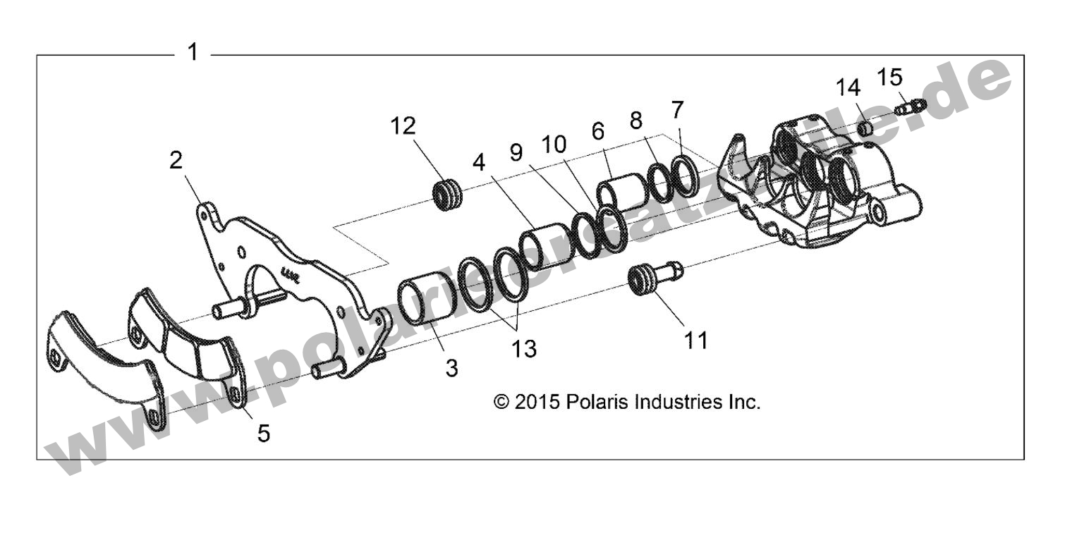 BRAKES, FRONT CALIPER
