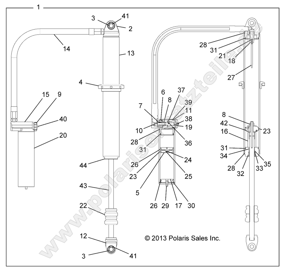 SUSPENSION, REAR SHOCK