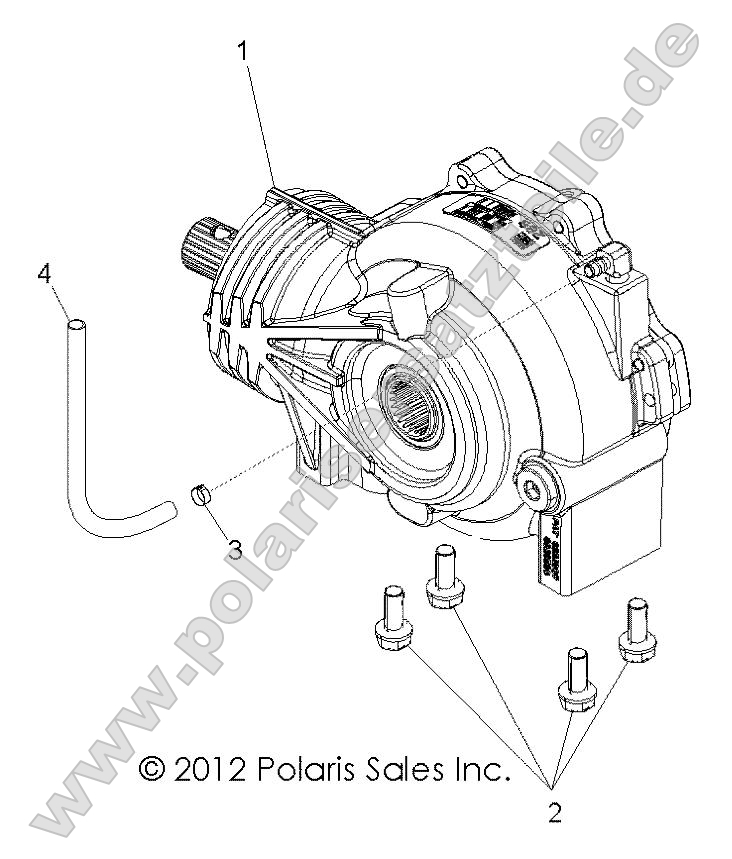 Drive Train, Front Gearcase