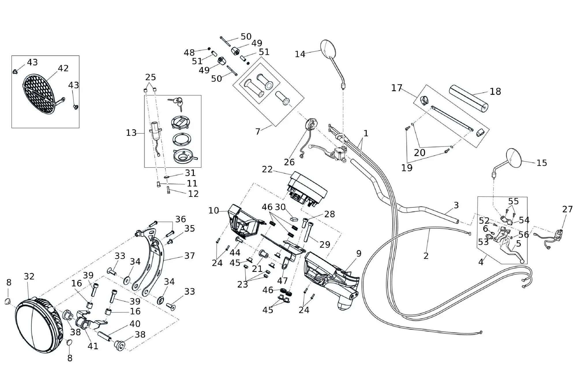 Lenker - Scheinwerfer