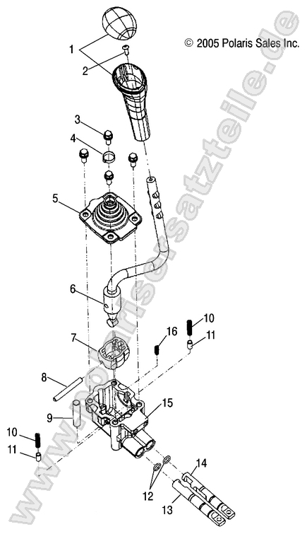 DRIVE TRAIN, GEAR SELECTOR