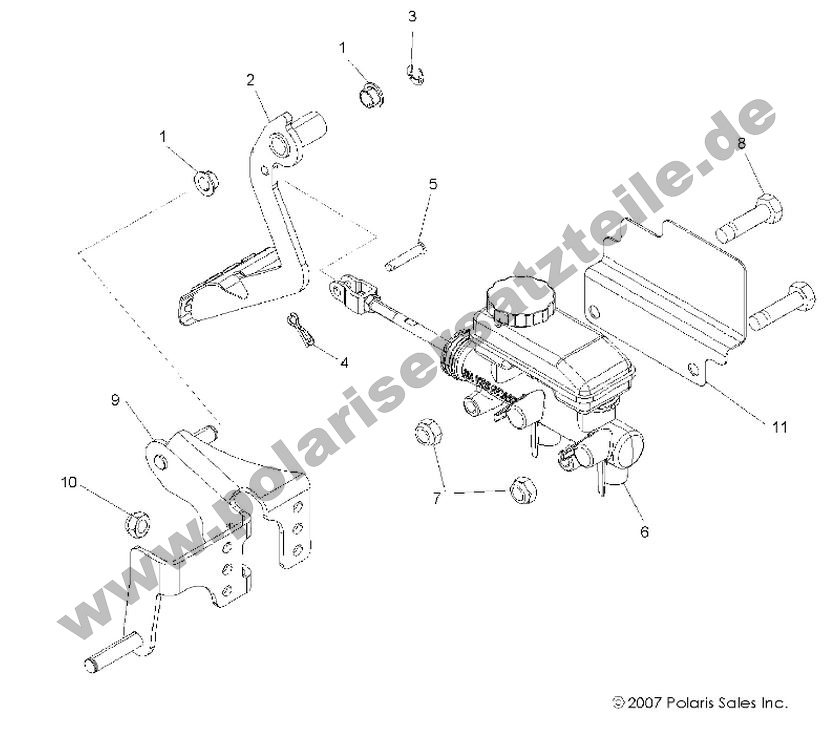 BRAKES, PEDAL and MASTER CYLINDER