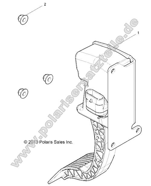 ENGINE, THROTTLE PEDAL