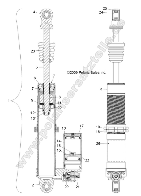 SUSPENSION, FRONT SHOCK