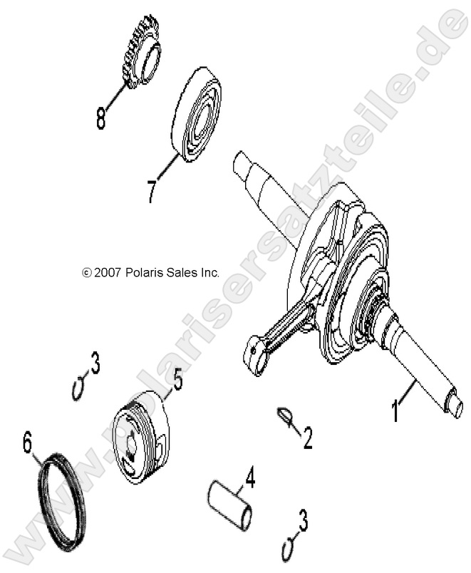 ENGINE, CRANKSHAFT and PISTON