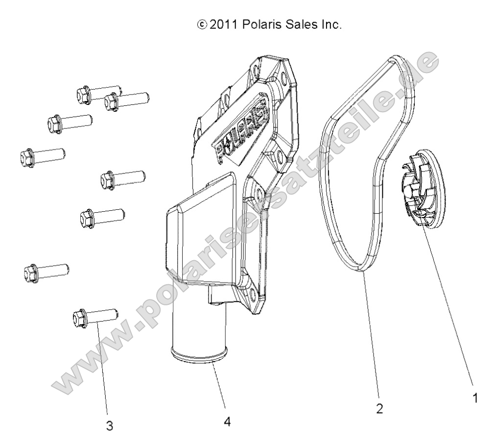 Engine, Waterpump Impeller and Cover