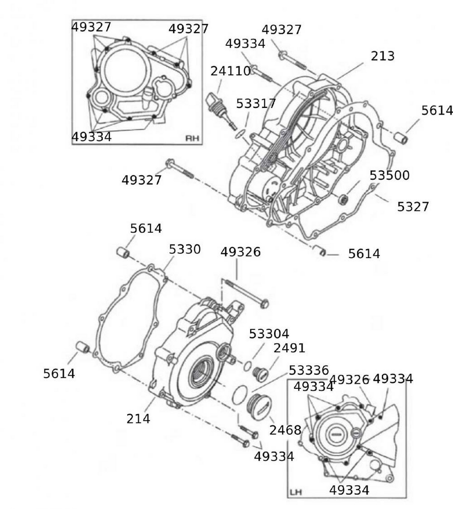 52461_1058uf2ON8iF4vhE Kupplungsdeckel / Lichtmaschinendeckel