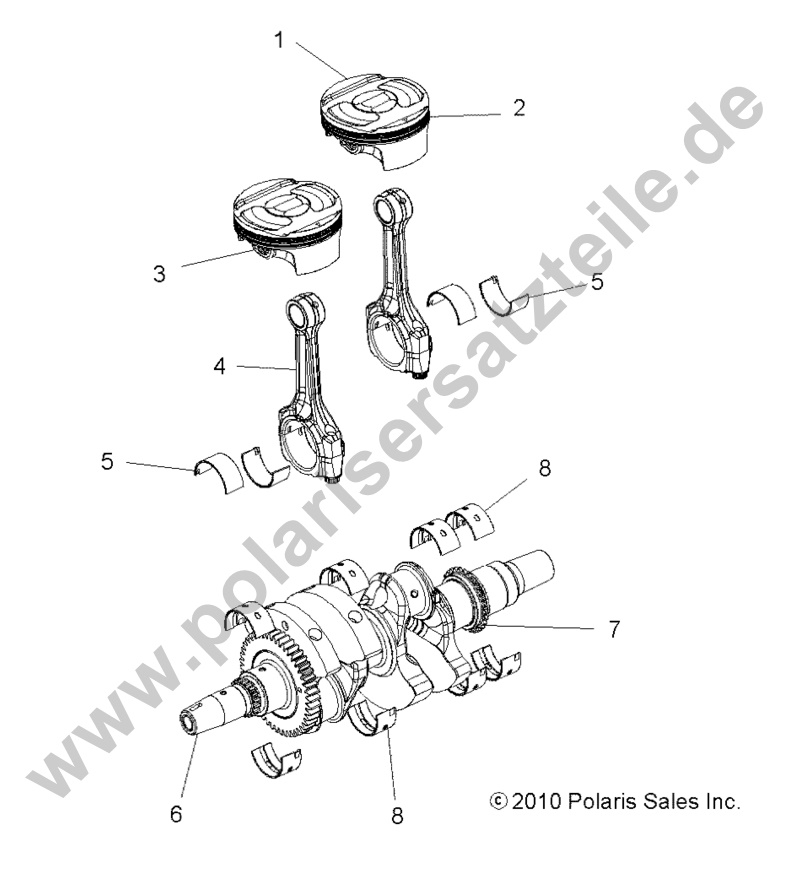 ENGINE, CRANKSHAFT and PISTON