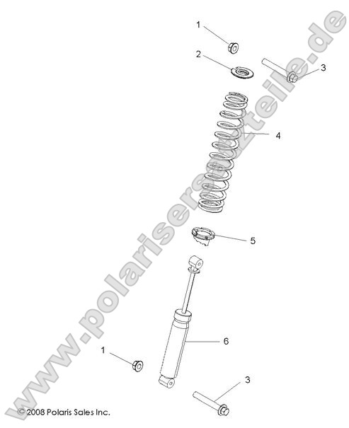 SUSPENSION, FRONT SHOCK MOUNTING