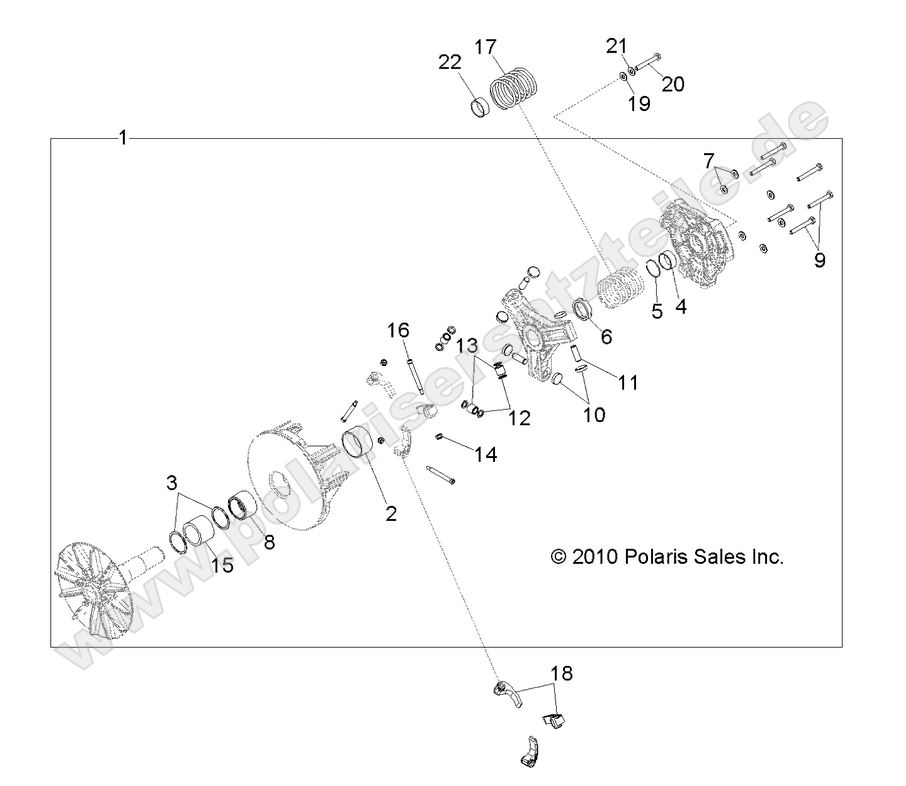DRIVE TRAIN, PRIMARY CLUTCH
