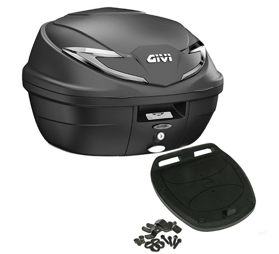 Givi Monolock Topcase B360 NT2 Tech - 36 Liter - schwarz - inkl. Montagekit