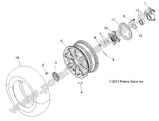 Wheels, Front and Hub