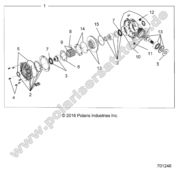 Drive Train, Front Gearcase (from 11/1/16)