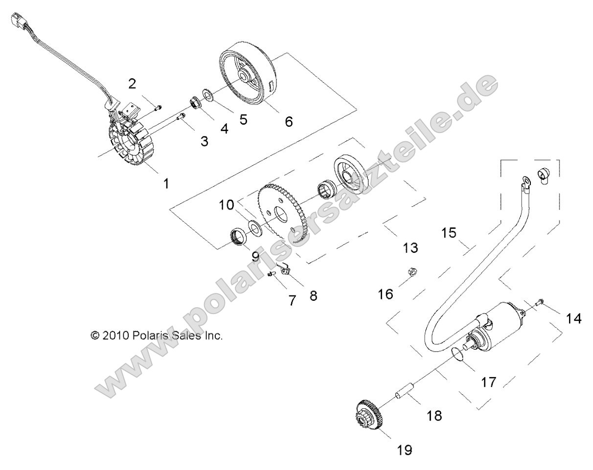 Engine, Starting Motor