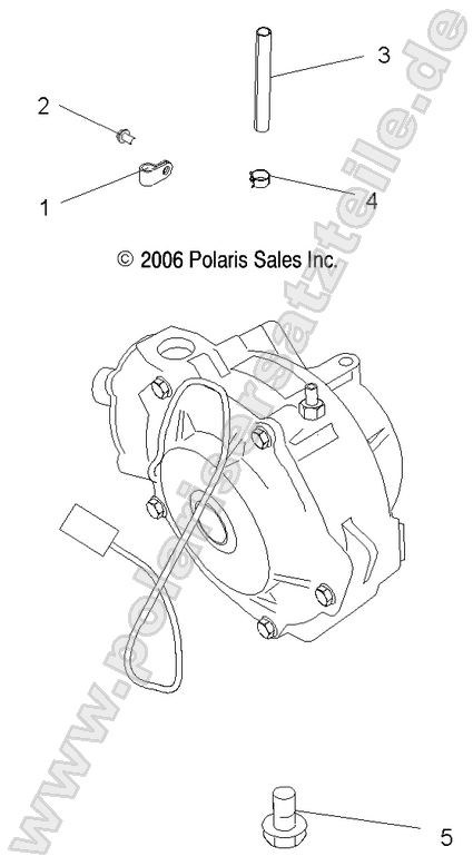 GEARCASE, MOUNTING, FRONT (DEMAND DRIVE)