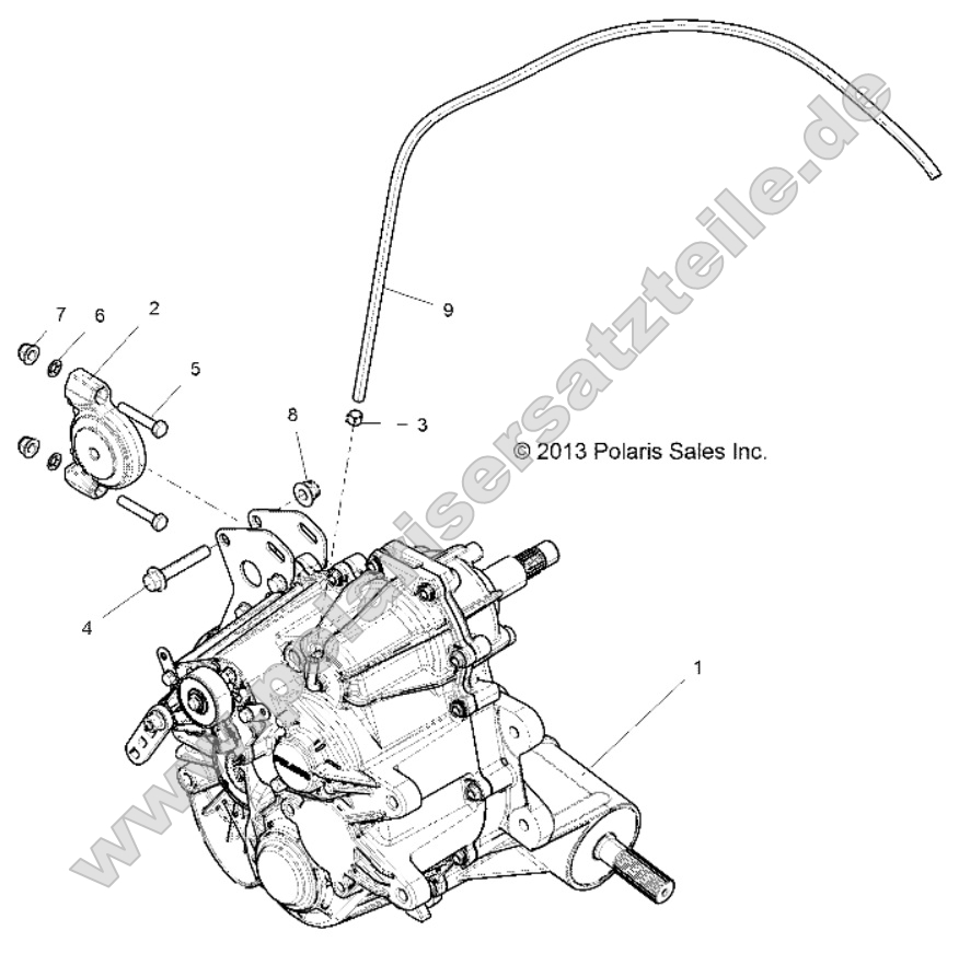 Drive Train, Main Gearcase Mounting