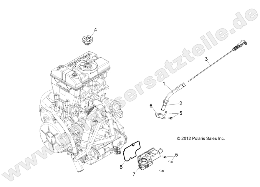 ENGINE, OIL DIPSTICK