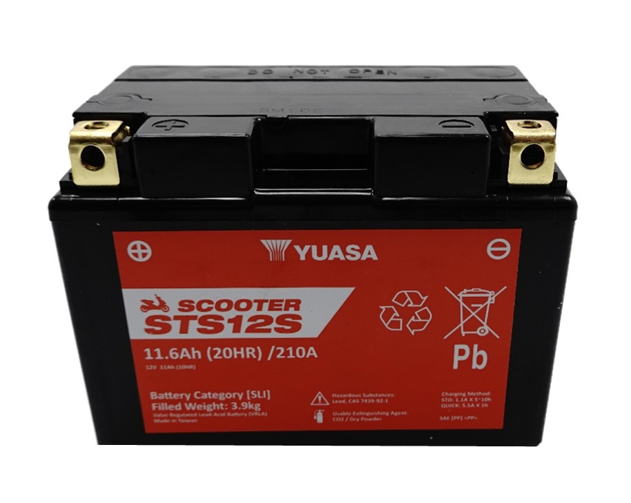 Yuasa STS12S AGM Scooter Batterie 12V 11,6AH CP - Einbaufertig (YTZ12S YTZ12S-BS YTZ12S-4) Yuasa STS12S AGM Scooter Batterie 12V 11,6AH CP - Einbaufertig (YTZ12S YTZ12S-BS YTZ12S-4)