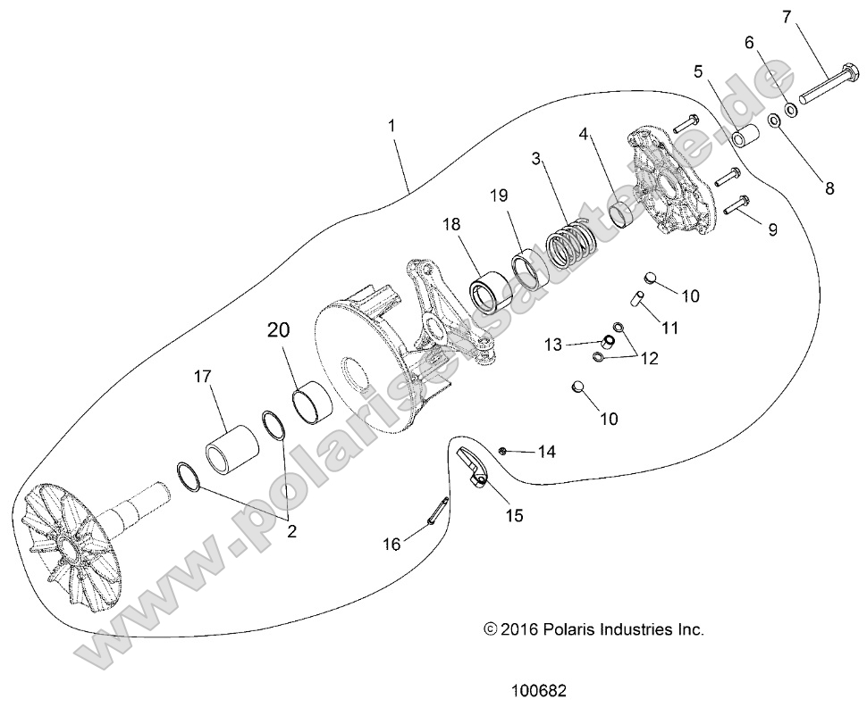 Drive Train, Primary Clutch