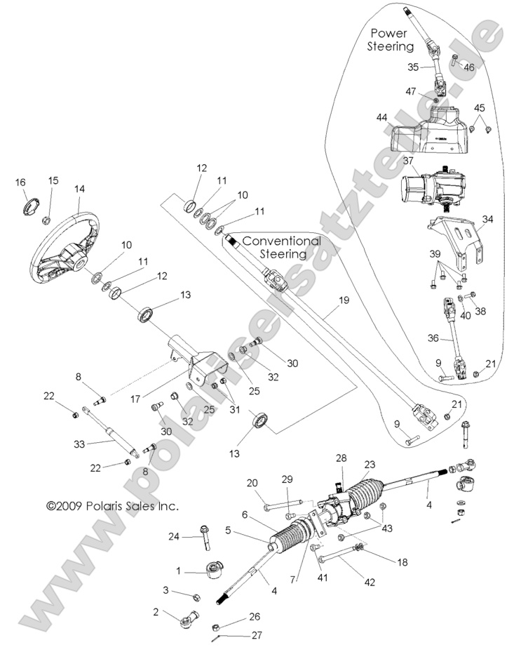 STEERING, STEERING ASM.