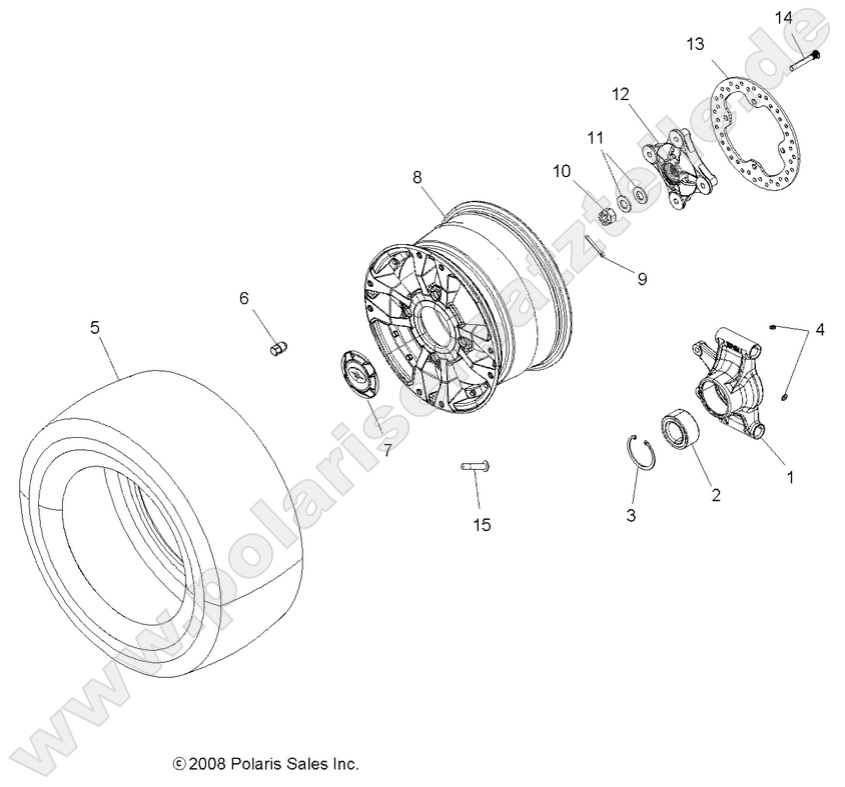 WHEELS, REAR and HUB