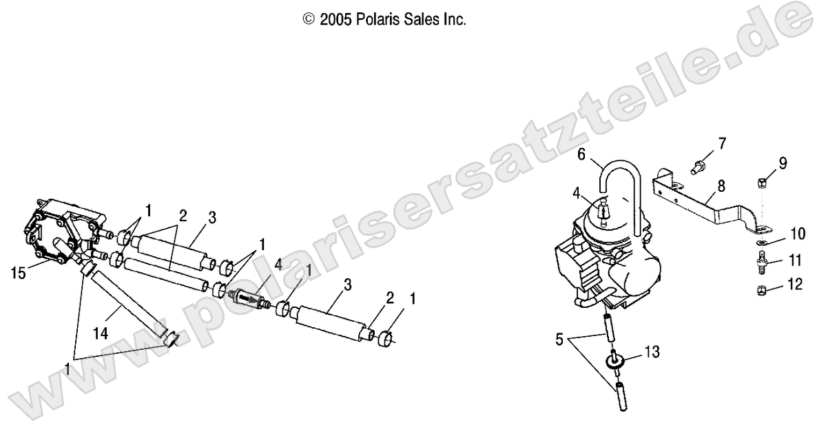 CARBURETOR MOUNTING and FUEL PUMP/LINES