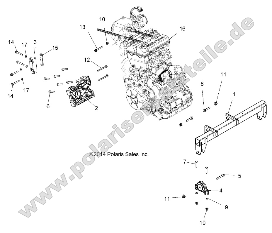 Engine, Engine Mounting