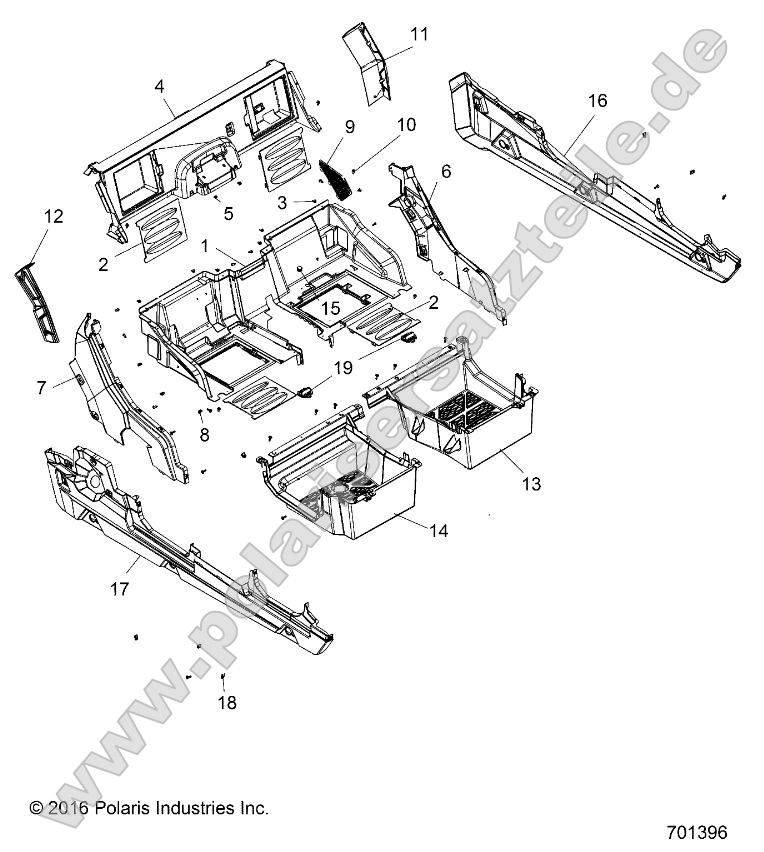 Body, Rear Closeoff, Fenders and Floor