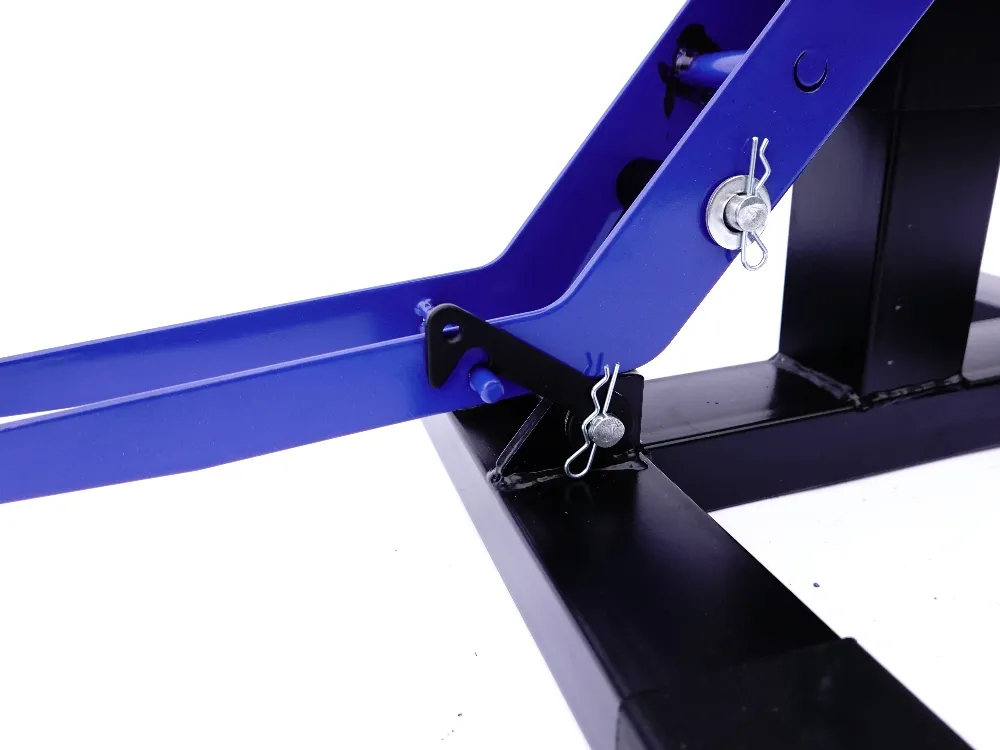 TMP Motocross & Enduro Hubständer Factory / MX Montageständer - schwarz-blau