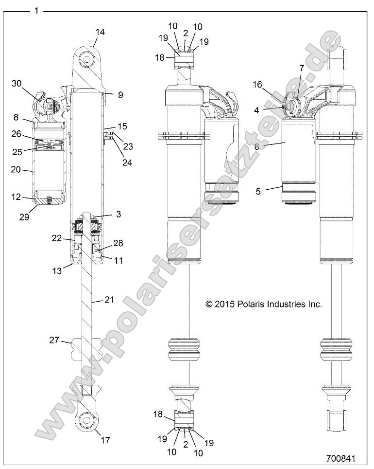Suspension, Rear Shock Internals