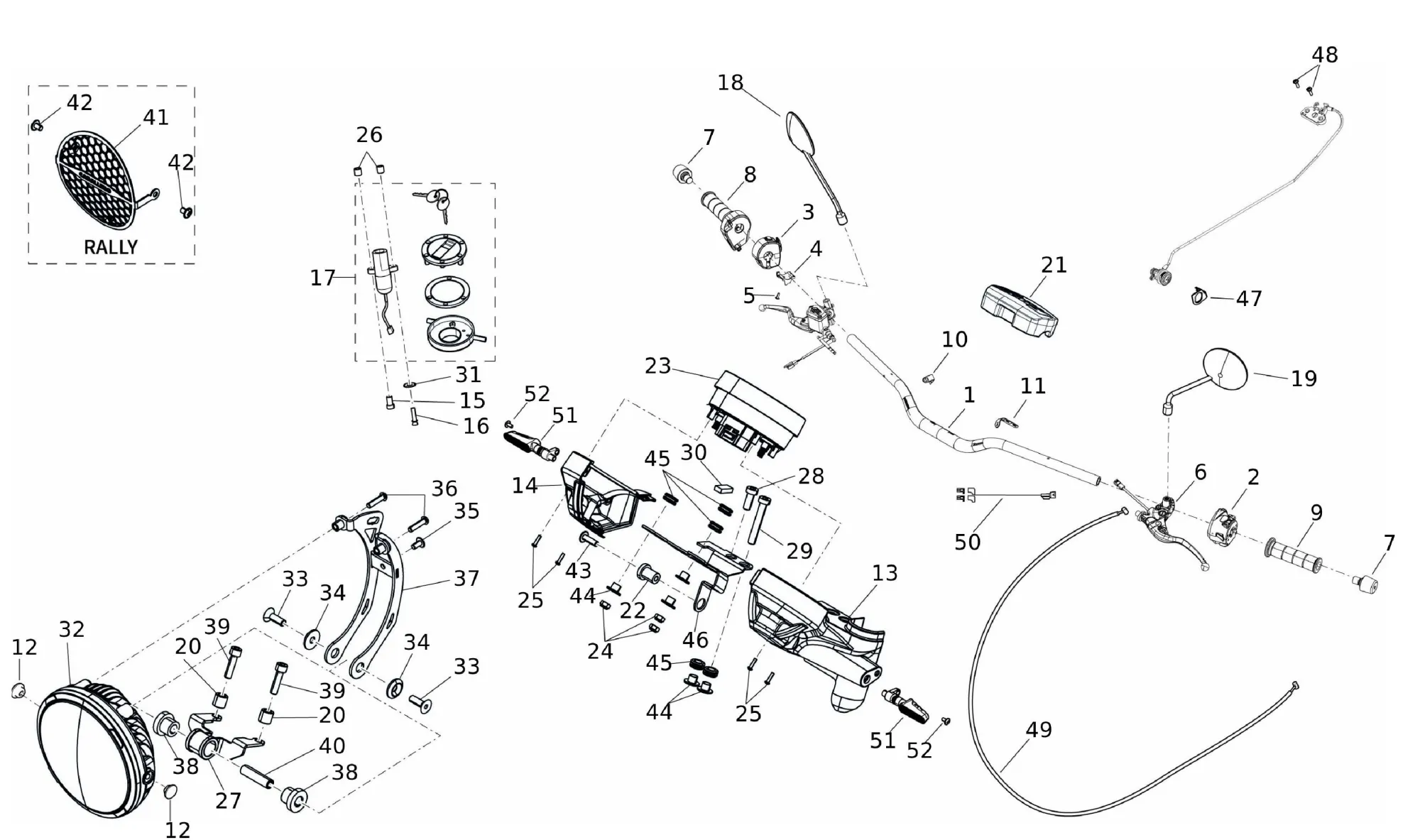 Lenker - Scheinwerfer