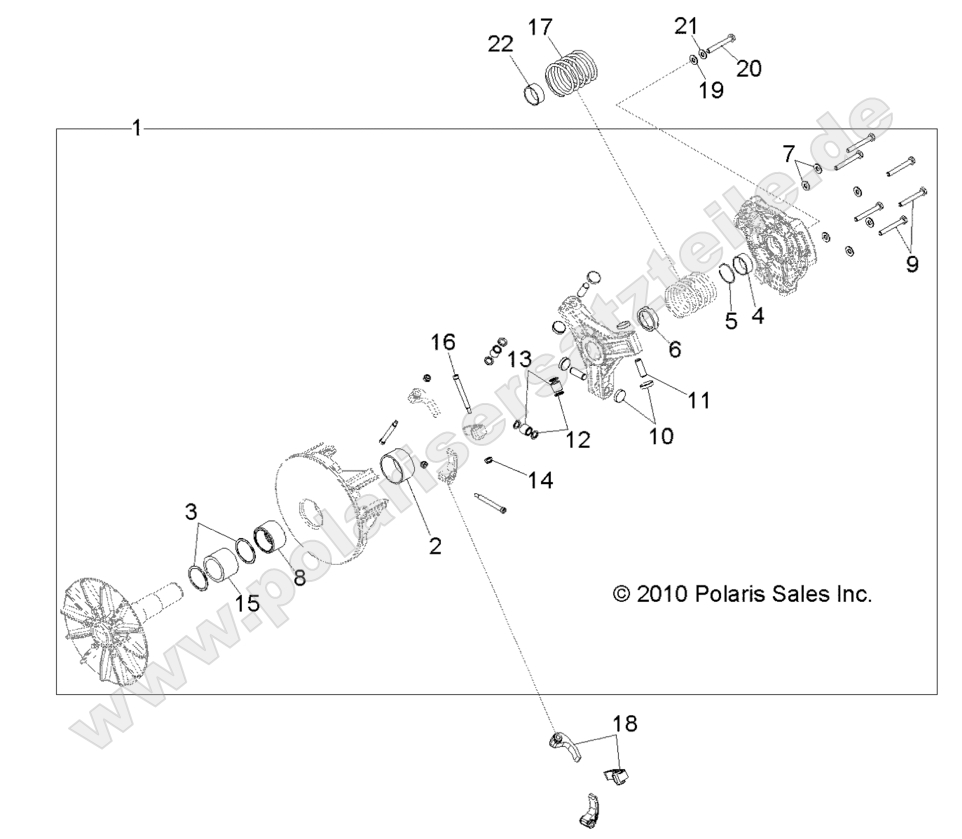 DRIVE TRAIN, PRIMARY CLUTCH