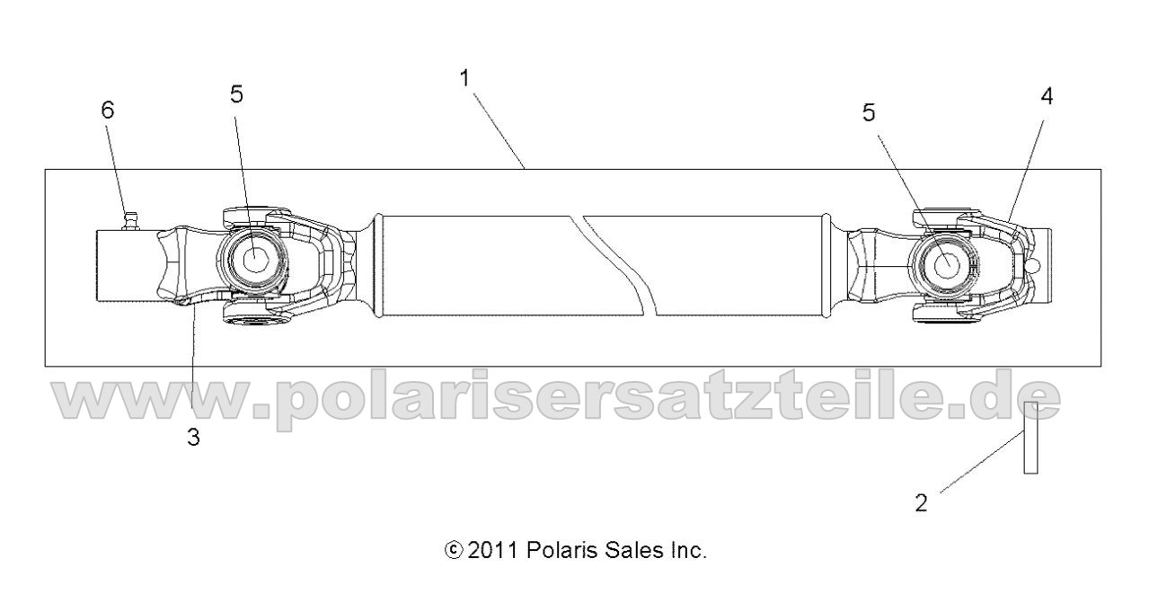 DRIVE TRAIN, FRONT PROP SHAFT