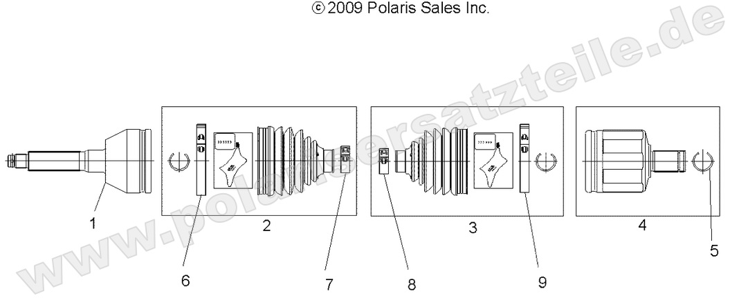DRIVE TRAIN, FRONT DRIVE SHAFT