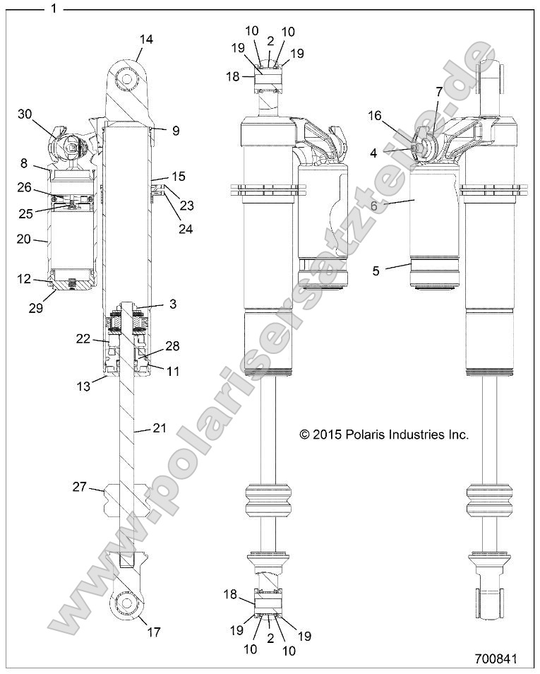 Suspension, Rear Shock Internals