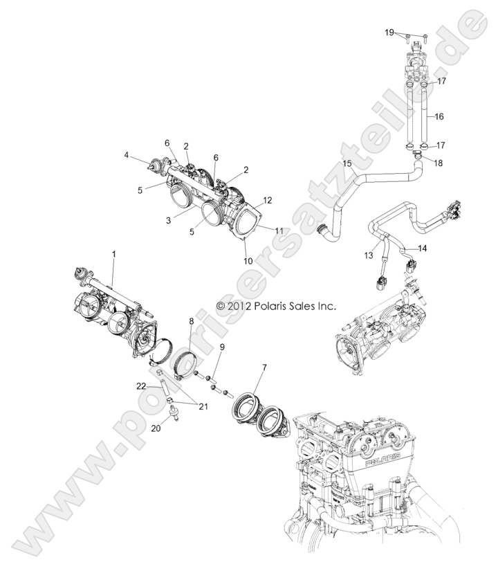ENGINE, THROTTLE BODY and INJECTOR