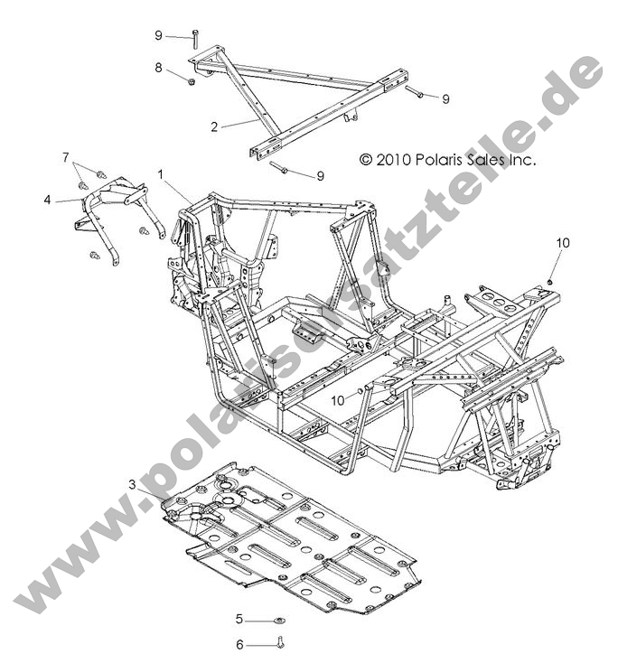 CHASSIS, MAIN FRAME and SKID PLATE