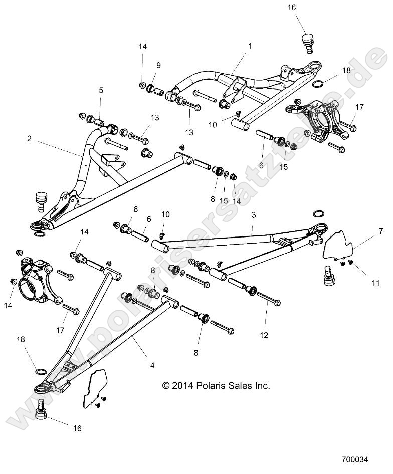 SUSPENSION, FRONT CONTROL ARMS