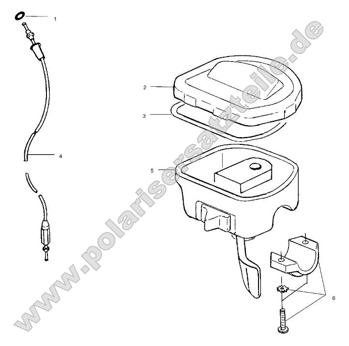 Controls - Throttle Asm./Cable