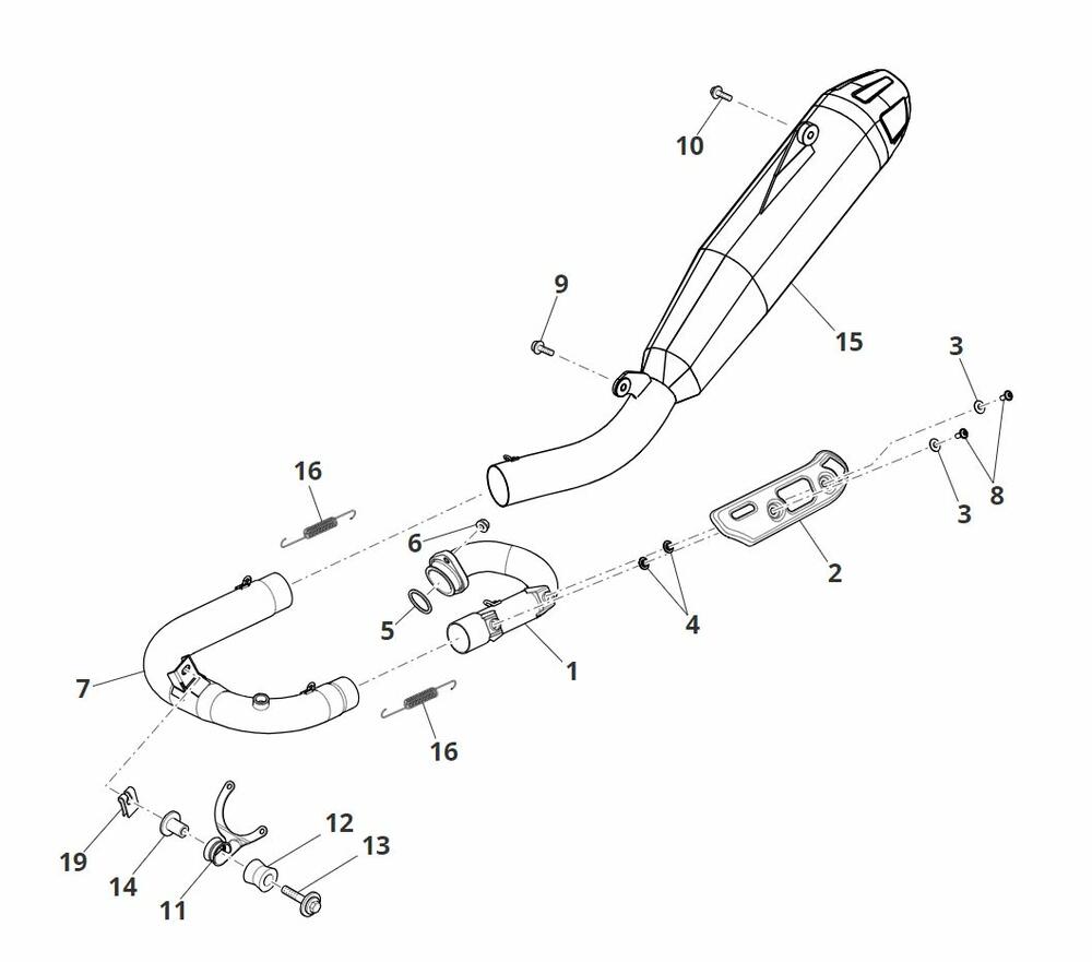 Fantic-XXF-450-2023-24-Auspuffsystem Auspuffsystem