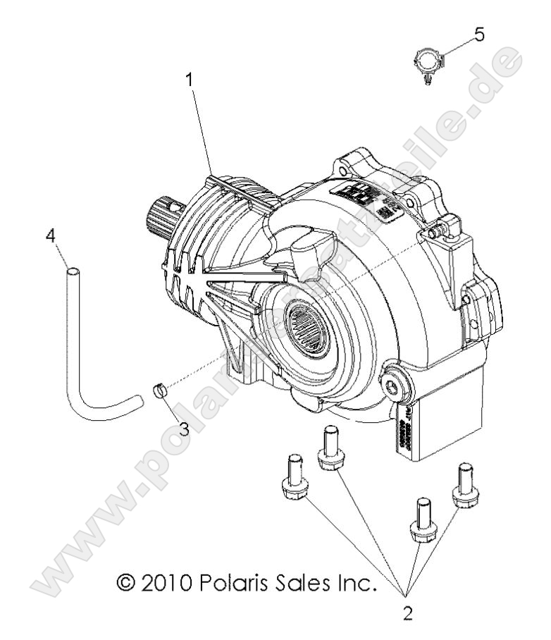 DRIVE TRAIN, FRONT GEARCASE