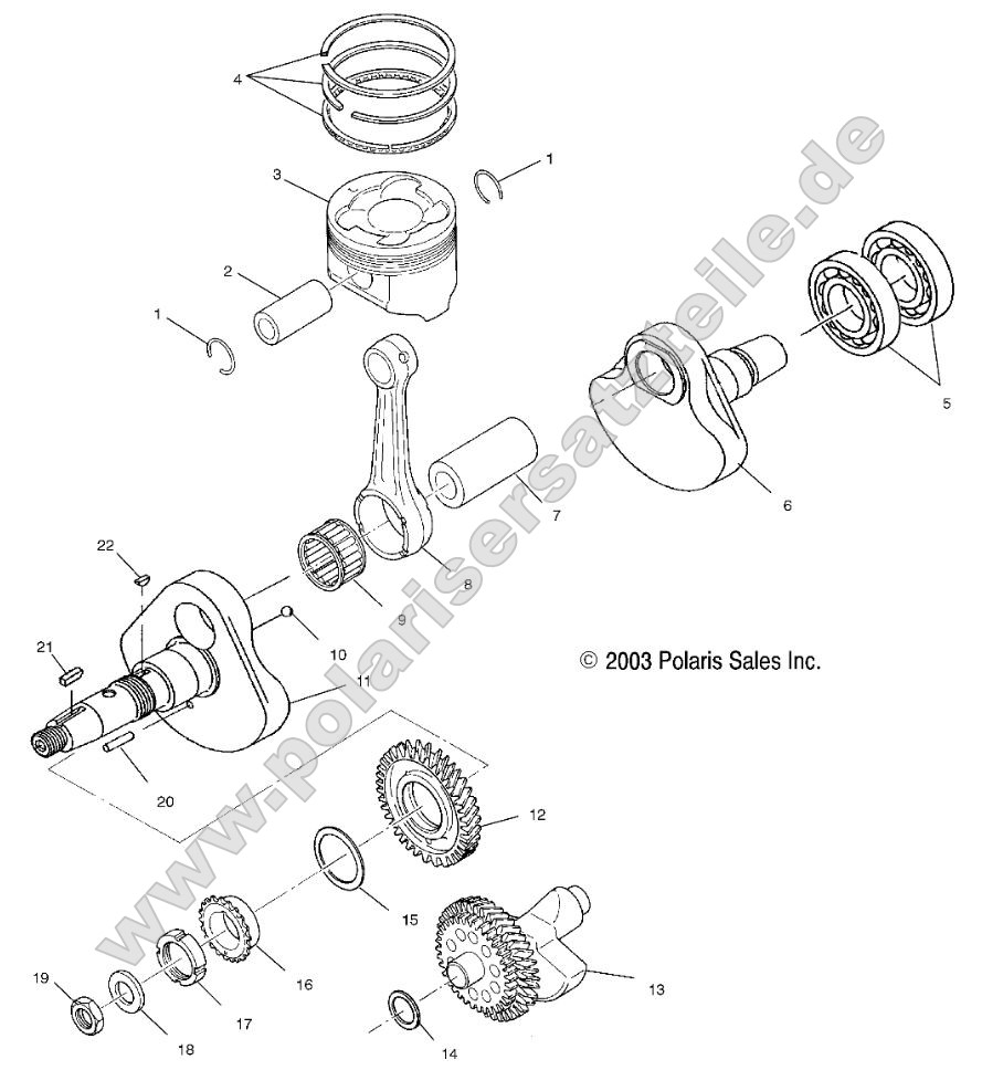 Crankshaft and Piston