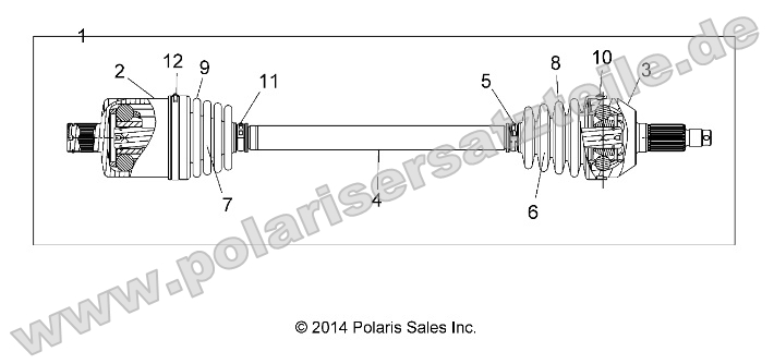 Drive Train, Rear Half Shaft